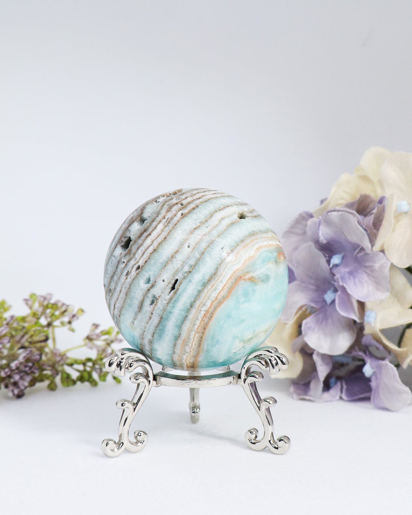 Hemimorphite Sphere #3