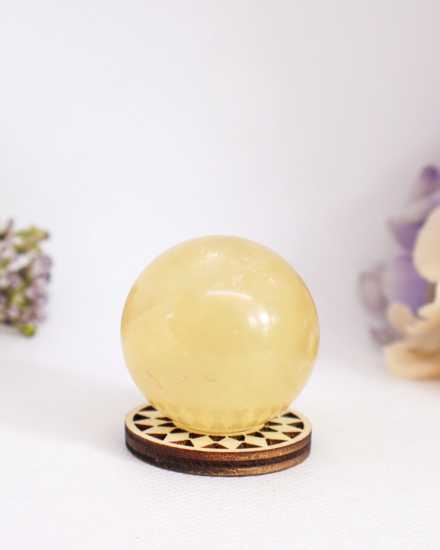 Honey Calcite Spheres - Small