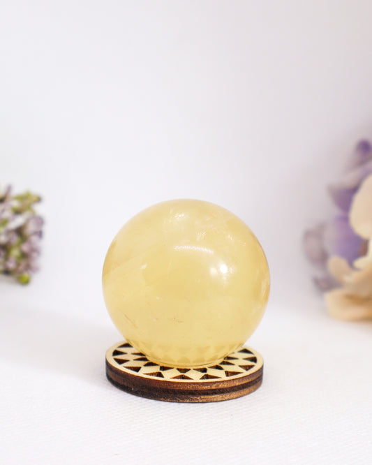 Honey Calcite Spheres - Small