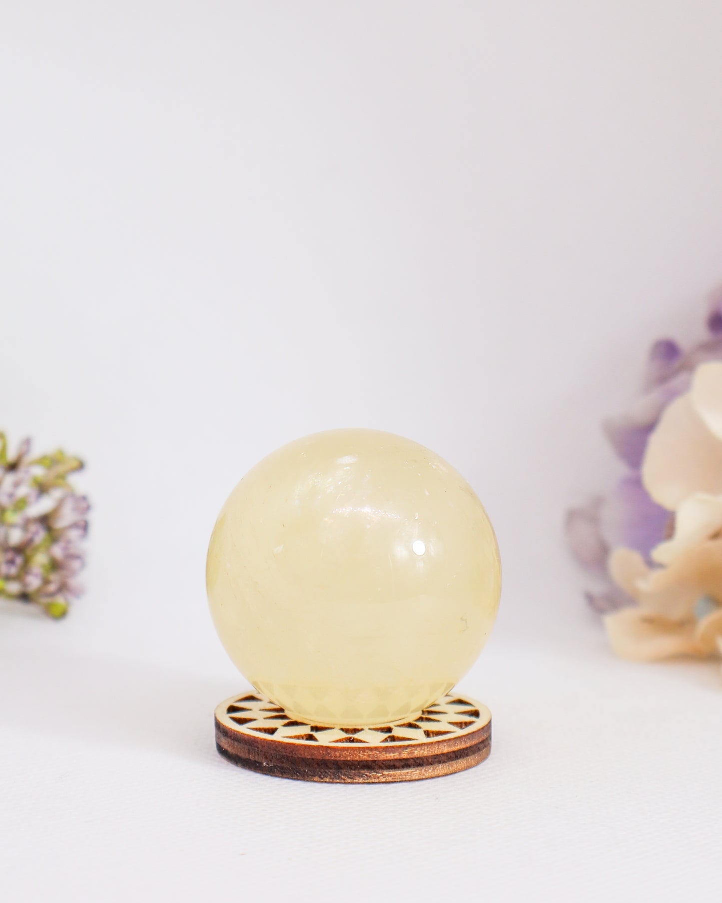 Honey Calcite Spheres - Small