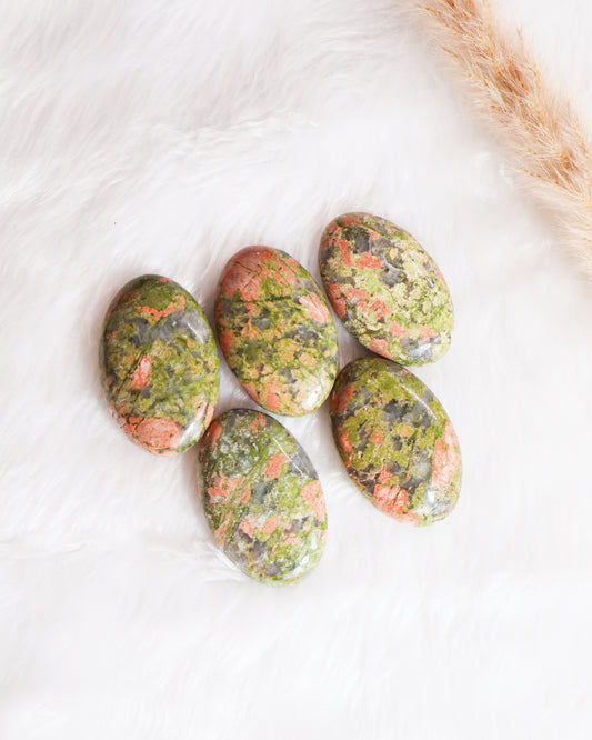 Unakite Palmstones