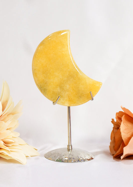 Golden Healer Moon on Stand