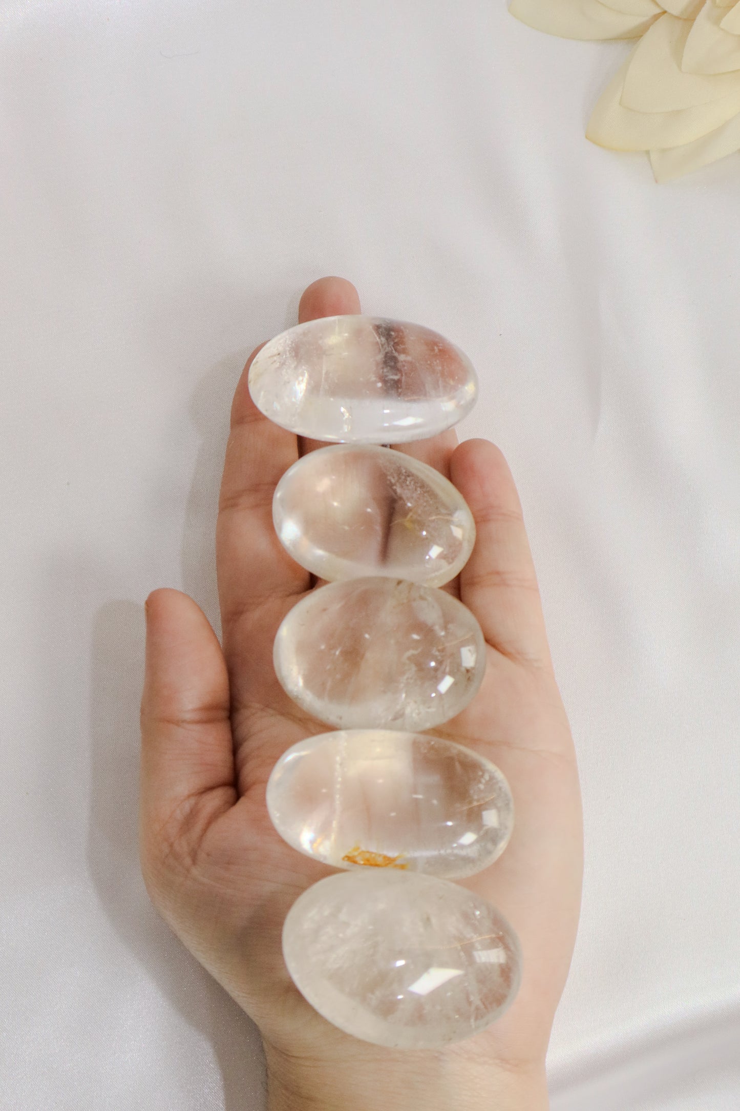 Clear Quartz Palmstones