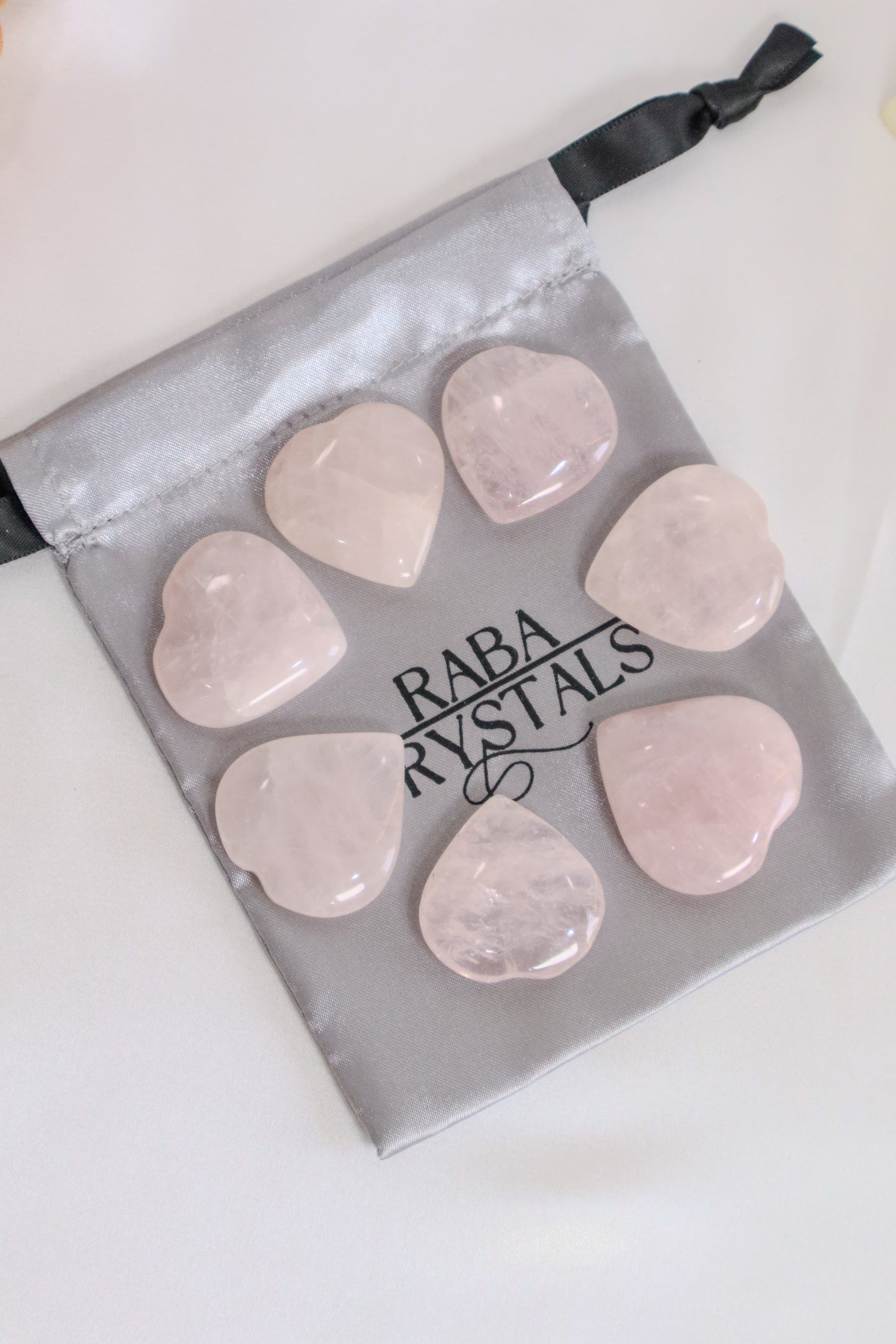 Rose Quartz Hearts