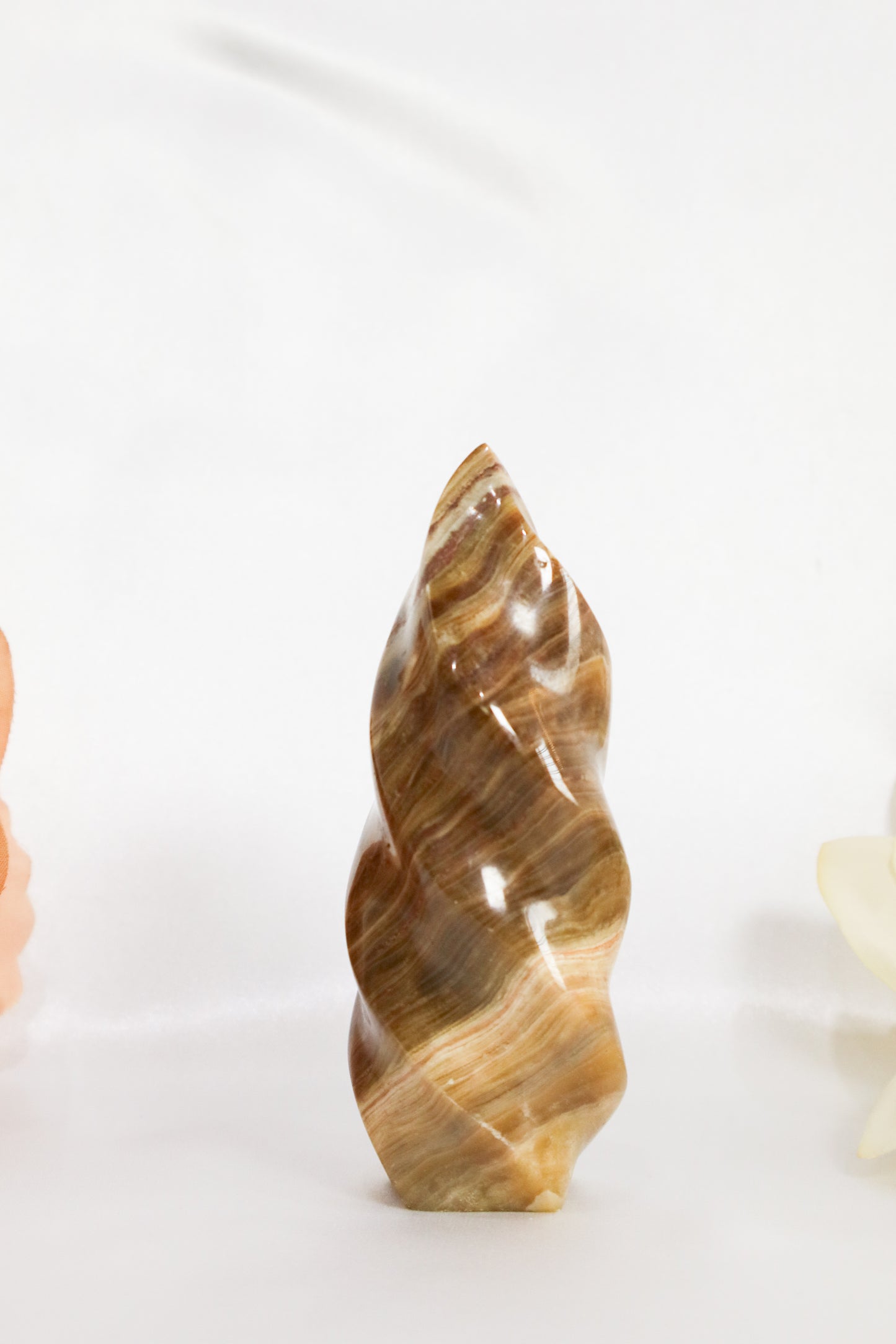 Brown Aragonite Flame #1