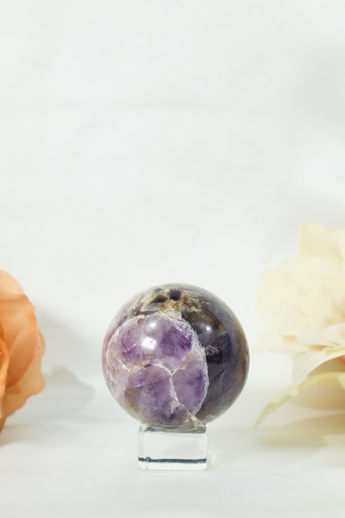 Chevron Amethyst Sphere #1