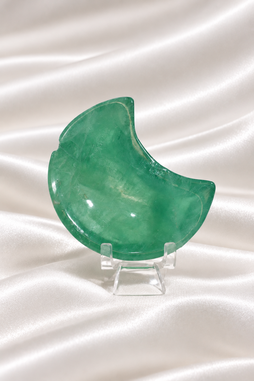 Fluorite Moon Bowl #3 - Little Chipped