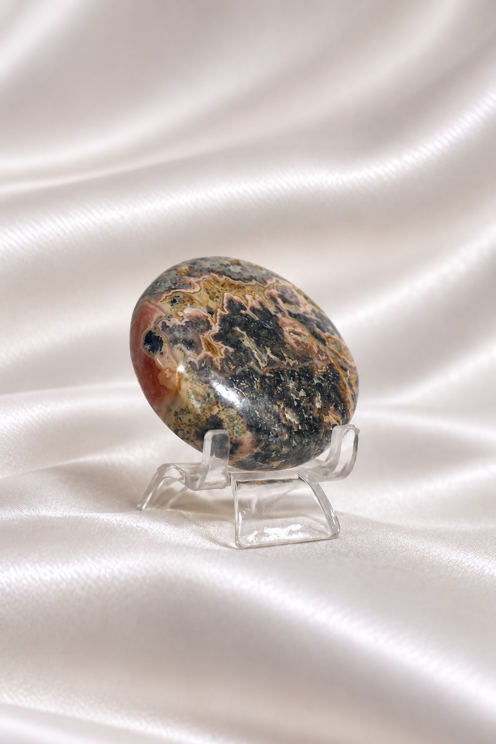 Rhodochrosite palmstone #2