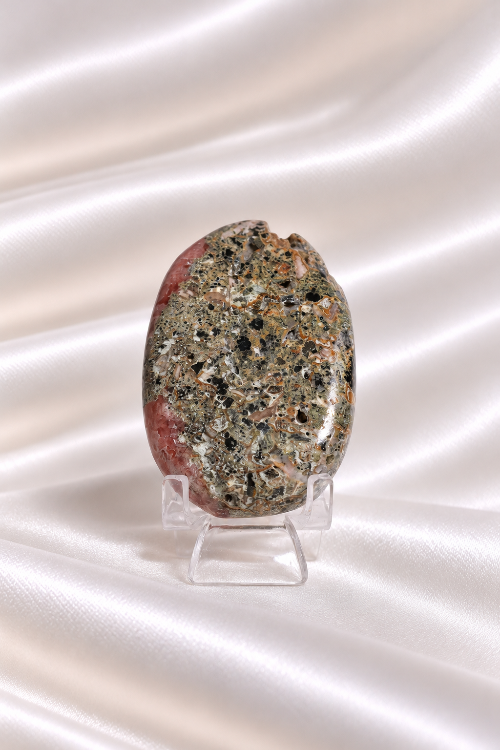 Rhodochrosite palmstone #6