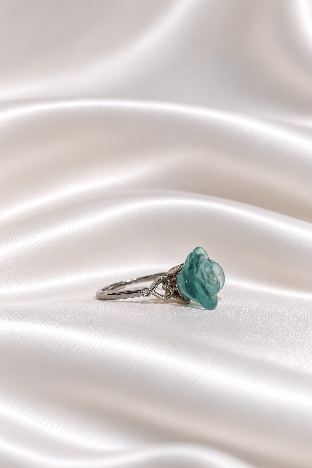 Fluorite Flower Ring #4