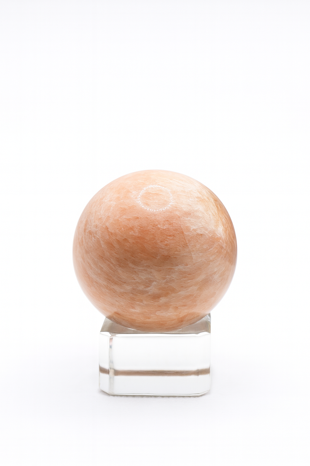 Peach Moonstone Sphere #2 - Small