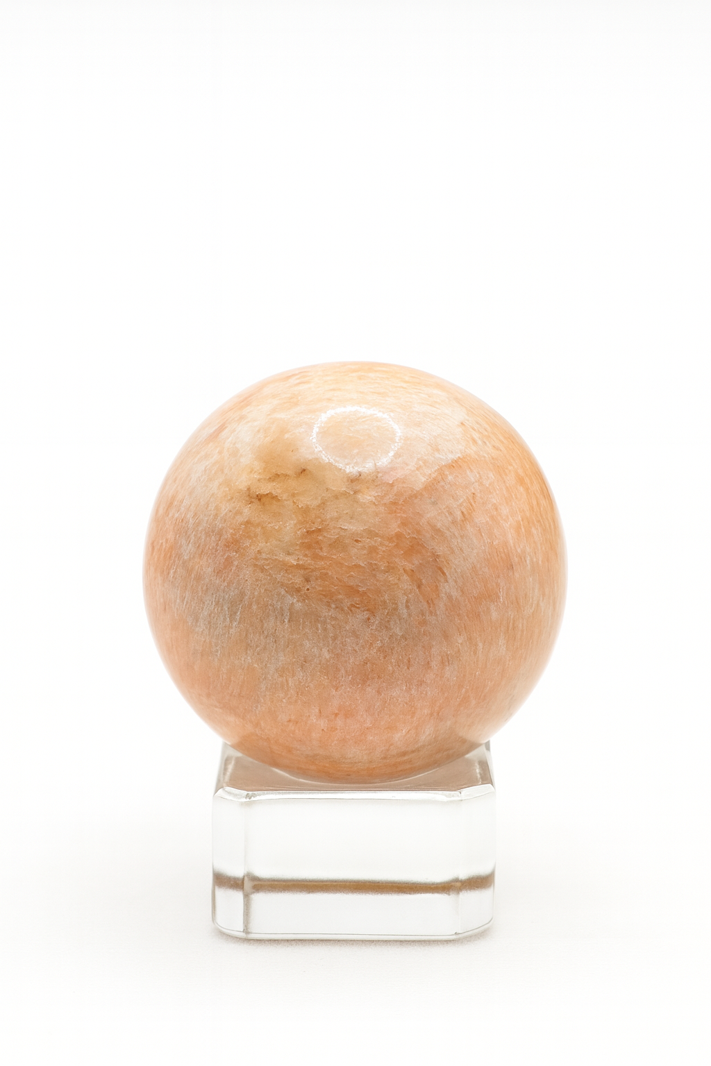 Peach Moonstone Sphere #2 - Small