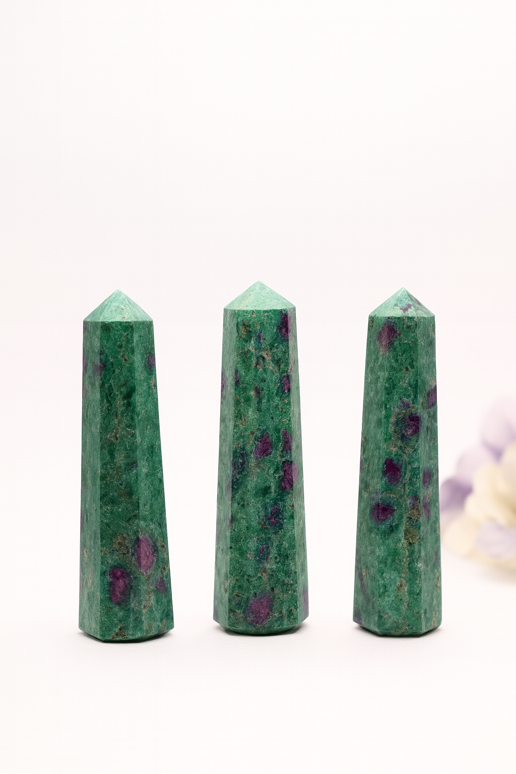 Ruby Fuchsite Points