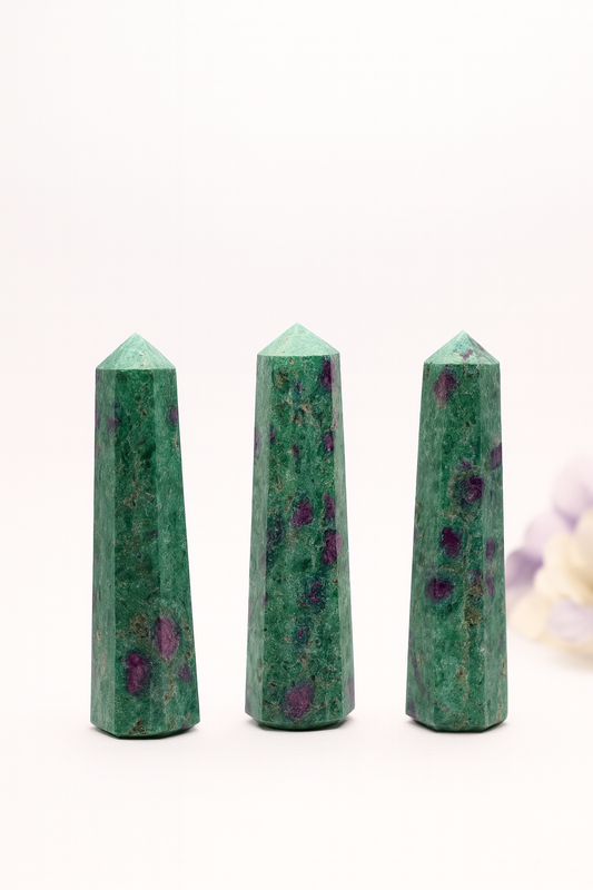 Ruby Fuchsite Points