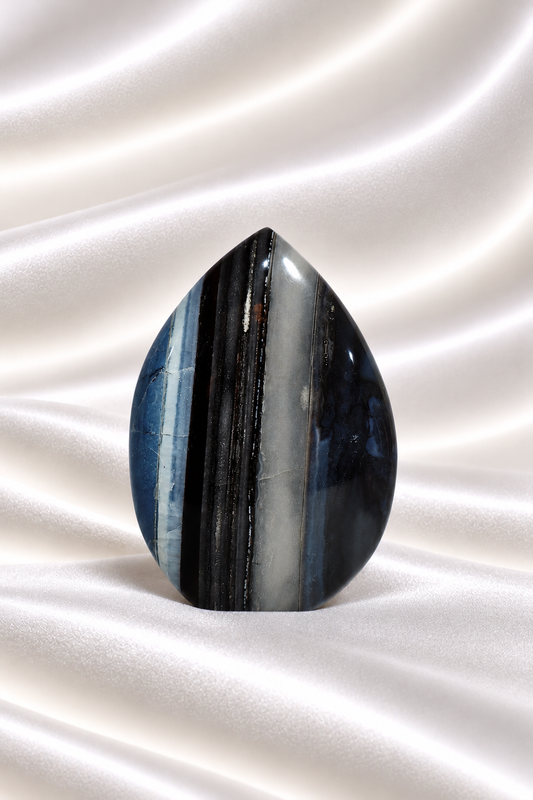 Blue Opal Flame #7
