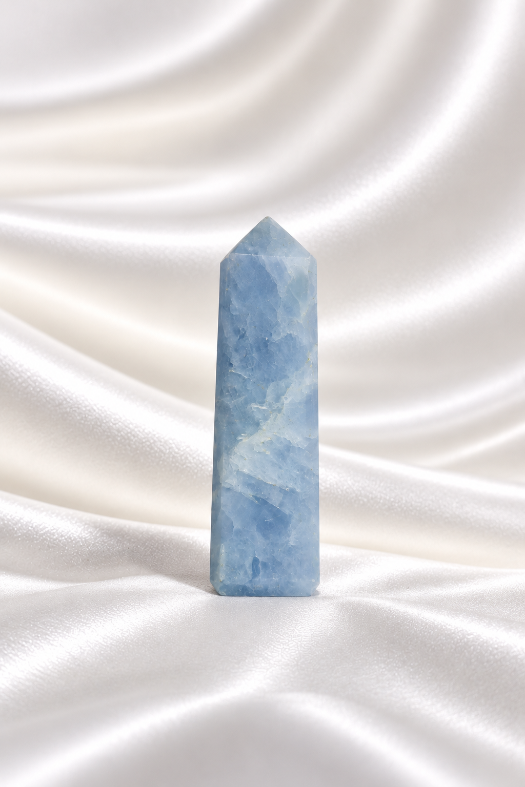 Blue Calcite Tower #1