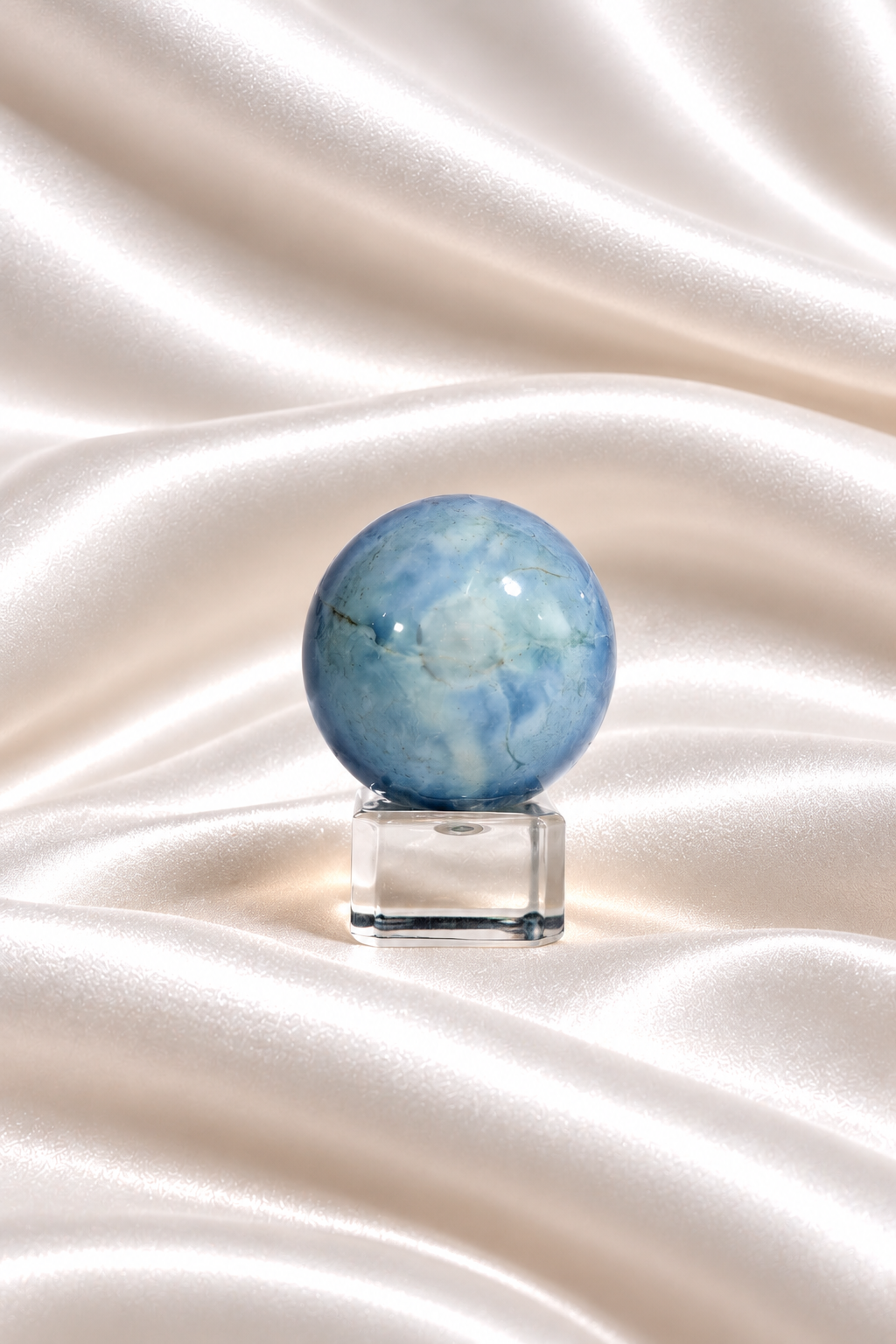 Blue Opal Sphere #16