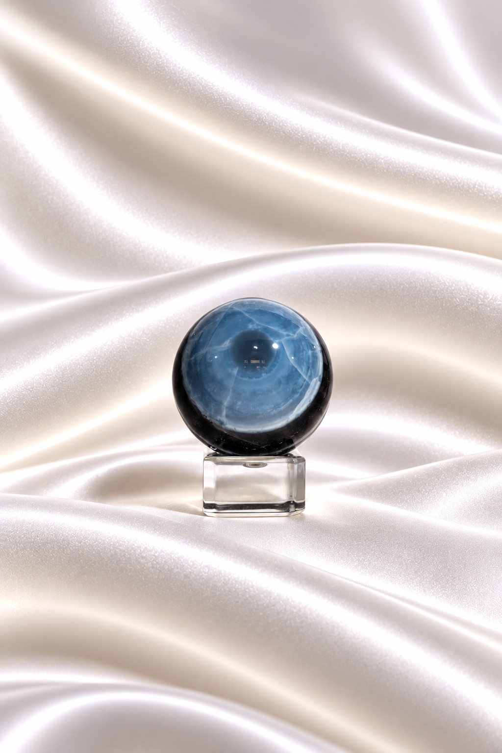Blue Opal Sphere #19