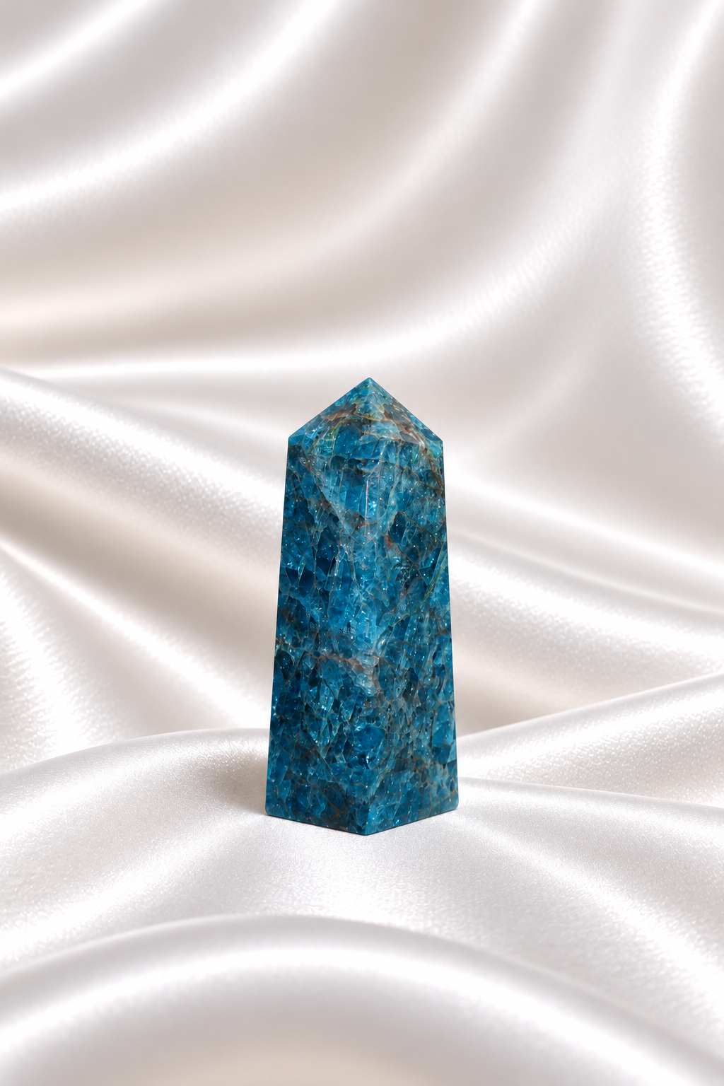 Blue Apatite Tower #8