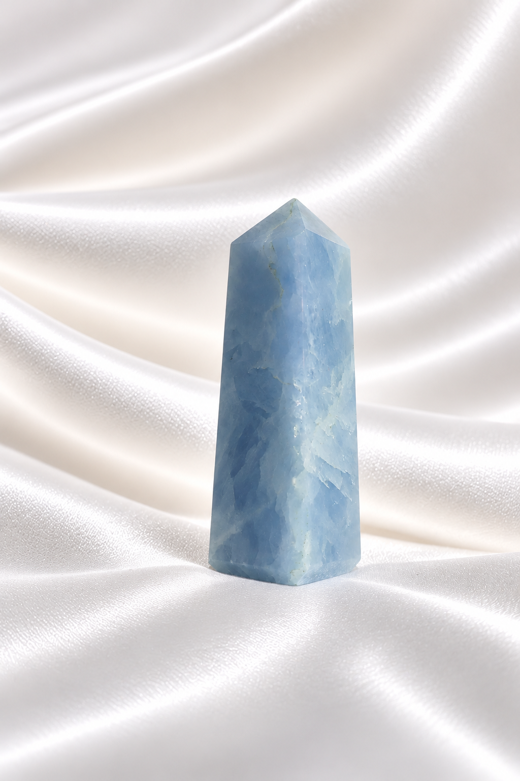 Blue Calcite Tower #1