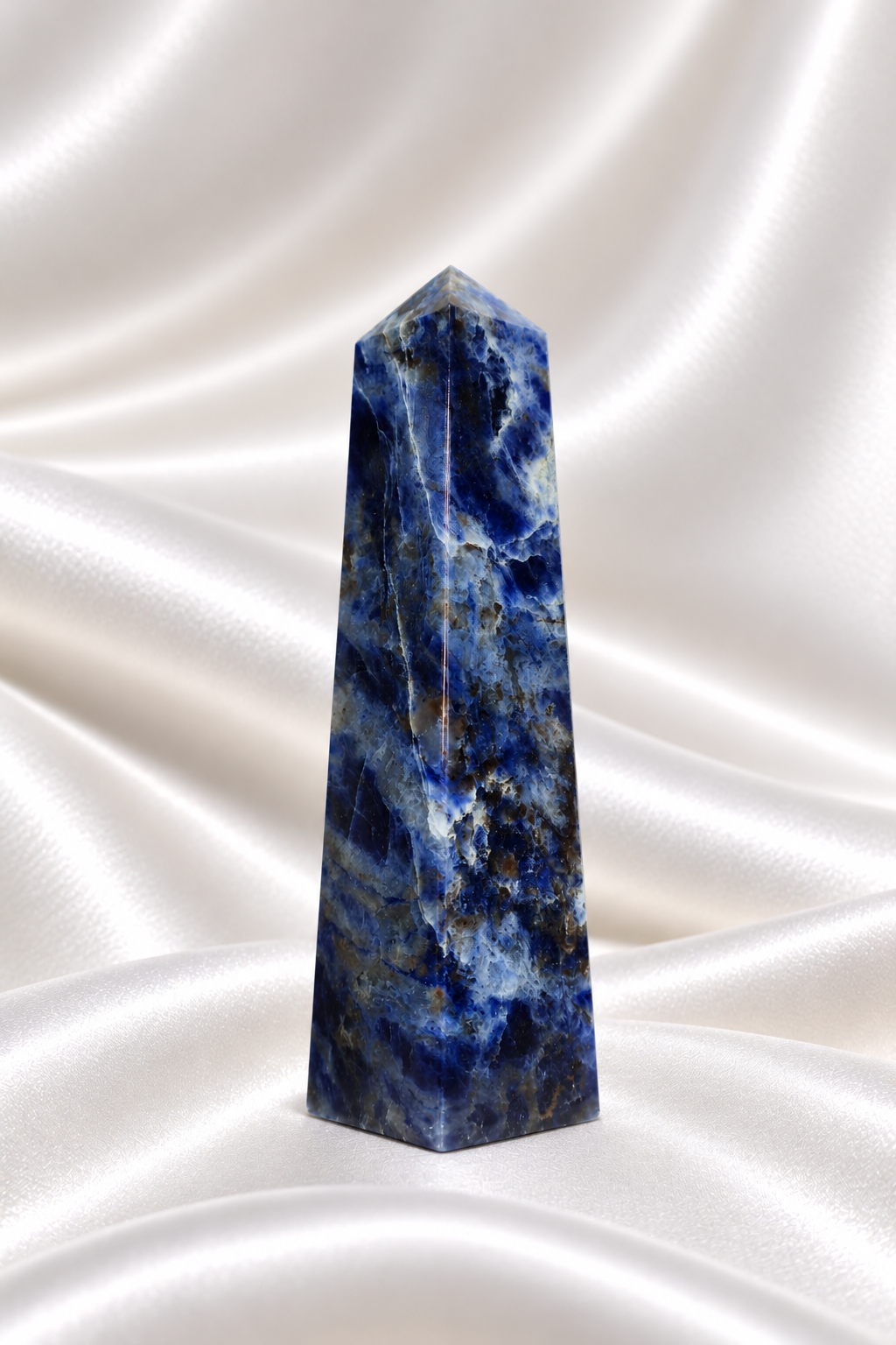 Sodalite Tower #16 - Tip little Chipped