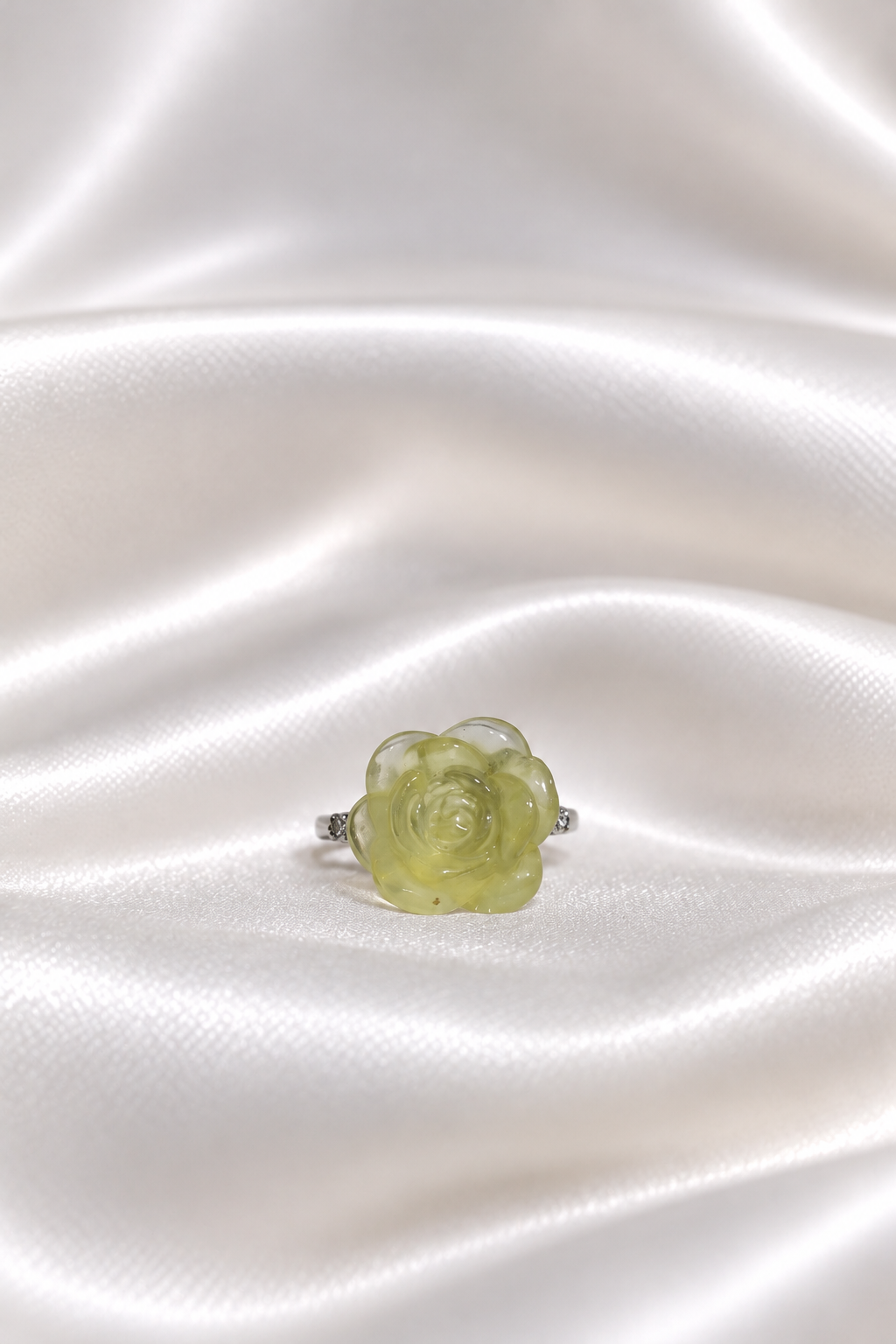 Fluorite Flower Ring #1