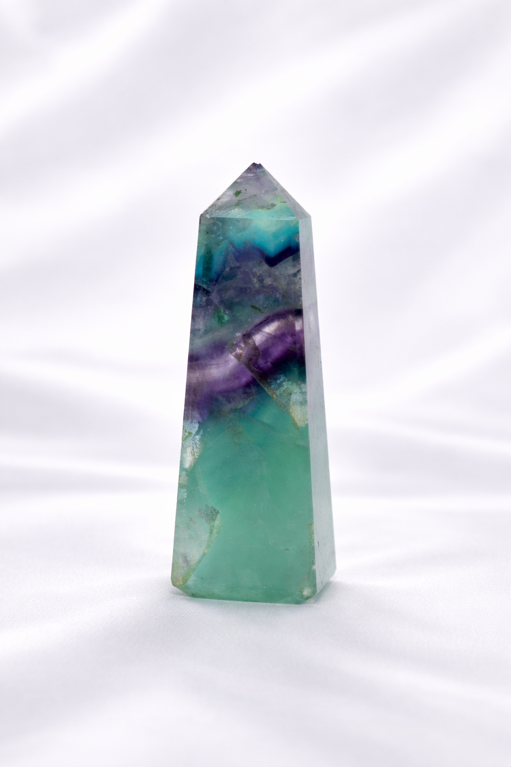 Fluorite Tower #5 - Tip Broken