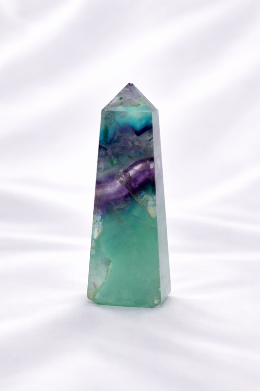Fluorite Tower #5 - Tip Broken