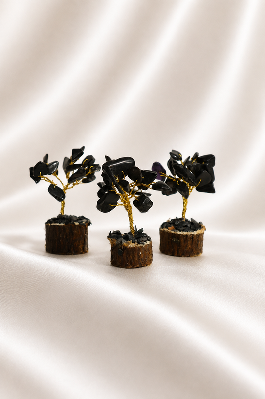 Mini Black Obsidian Tree