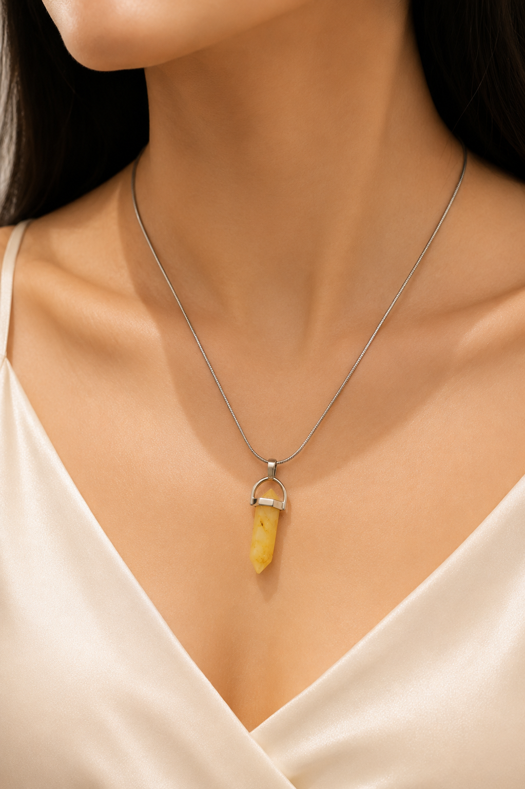 Golden Healer Pencil Necklace