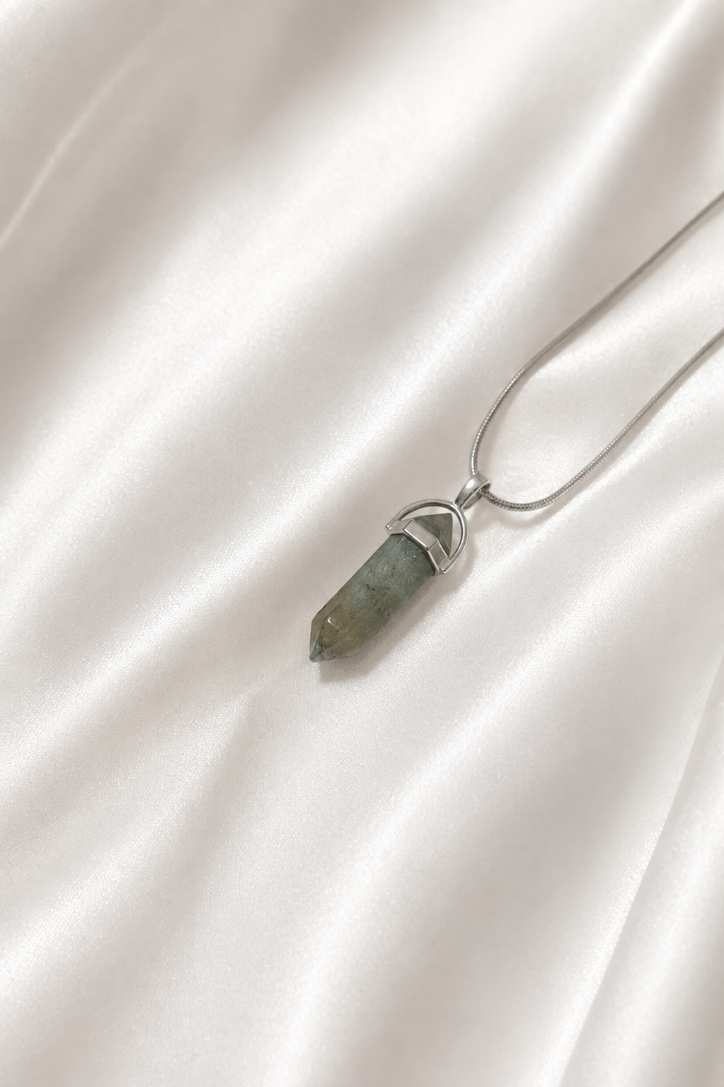 Labradorite Pencil Necklace