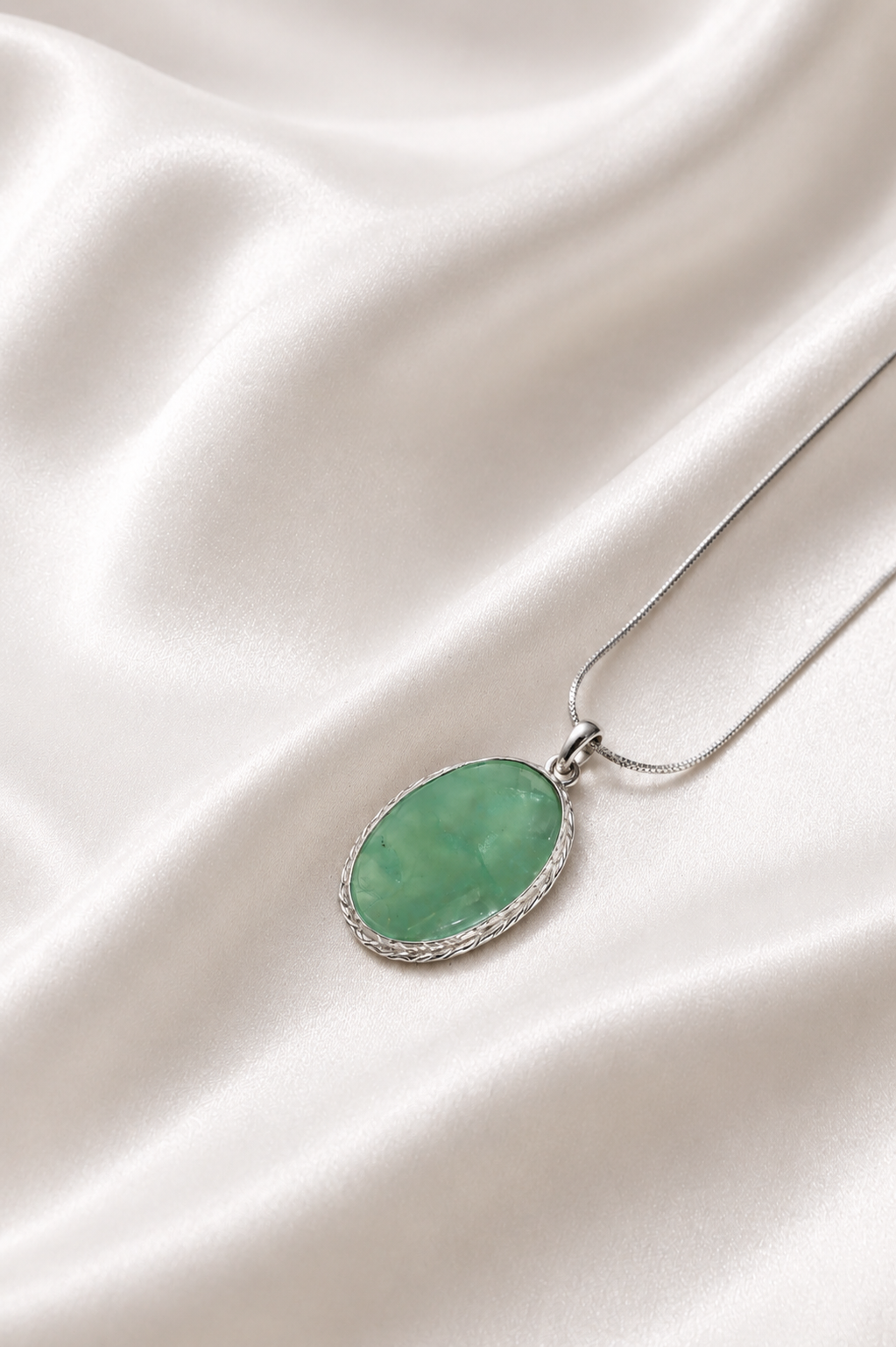 Fluorite Oval Necklace #2