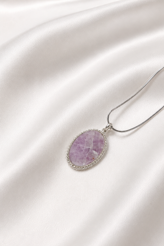 Kunzite Oval Necklace