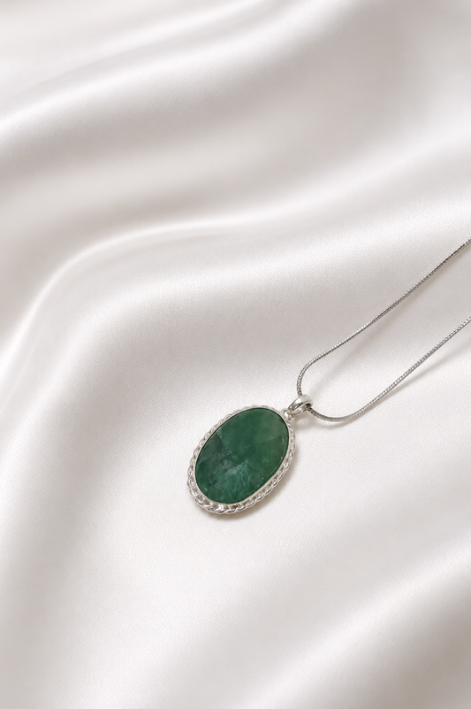 Fluorite Oval Necklace #1