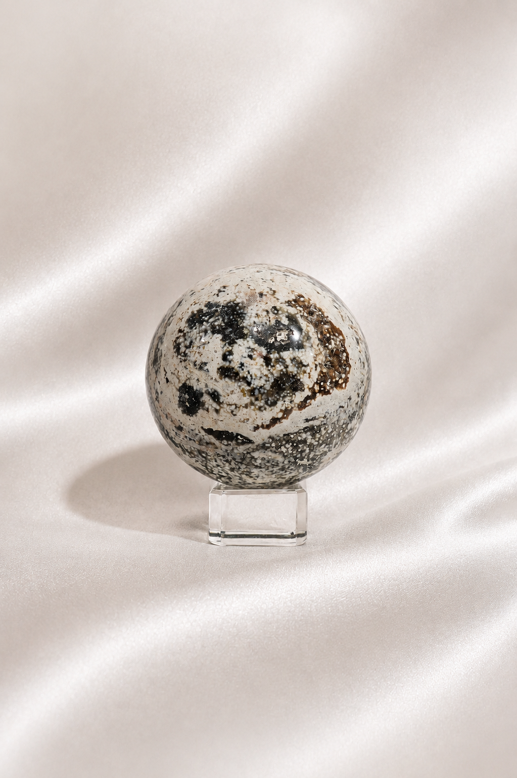 Orbicular Ocean Jasper Sphere #6