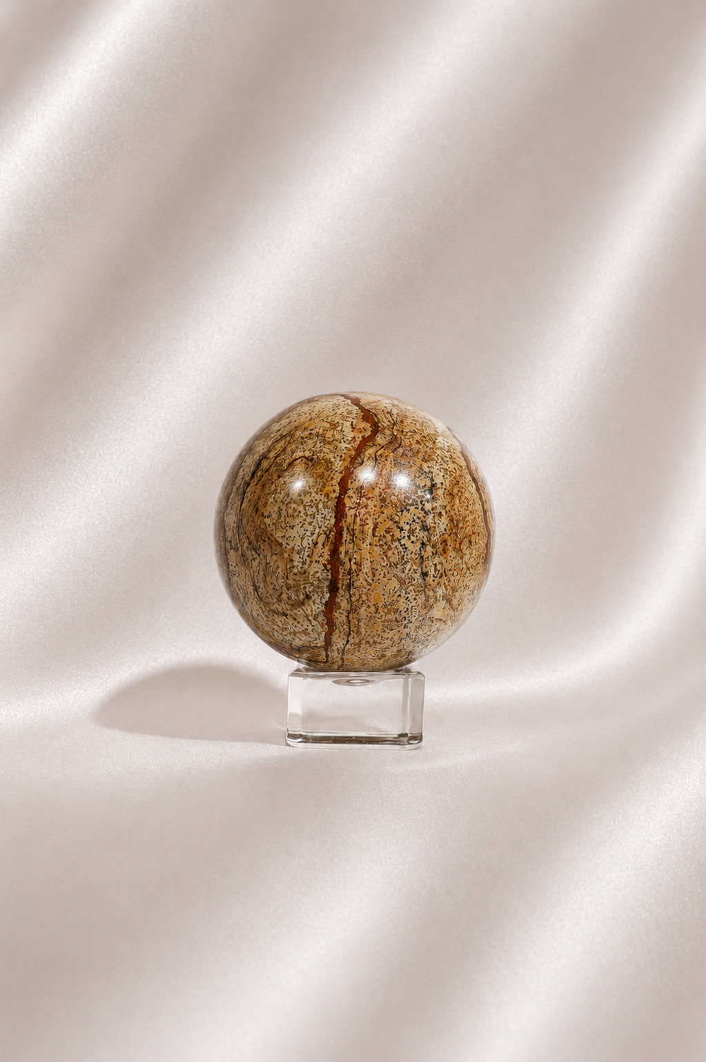 Picture Jasper Sphere #3