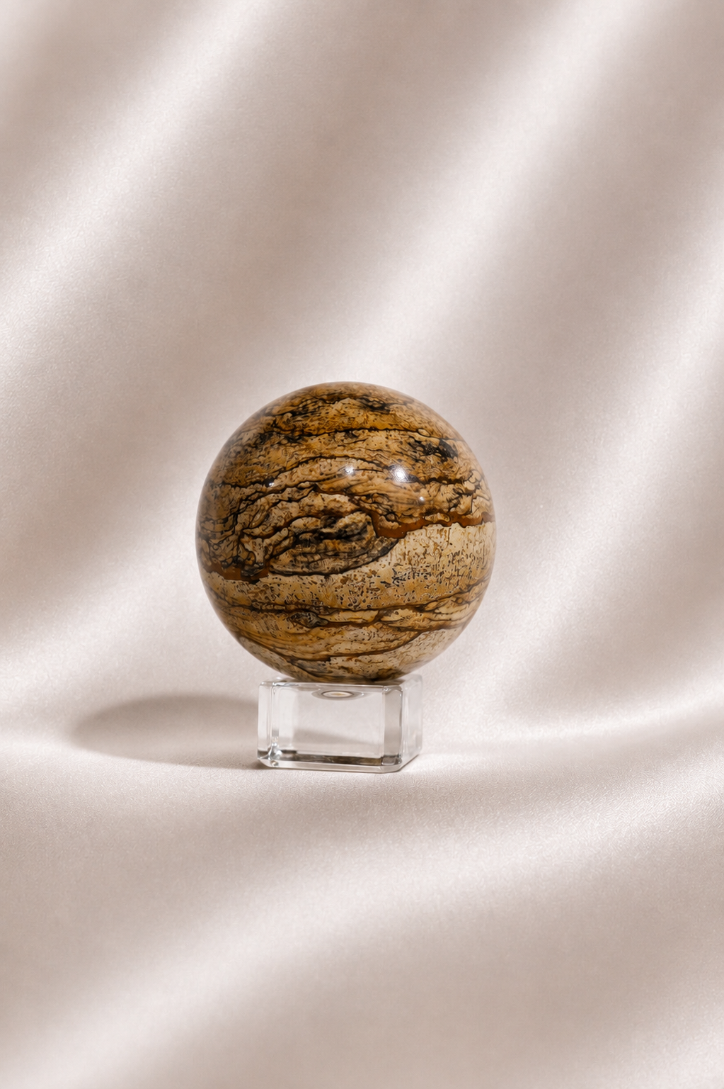 Picture Jasper Sphere #2