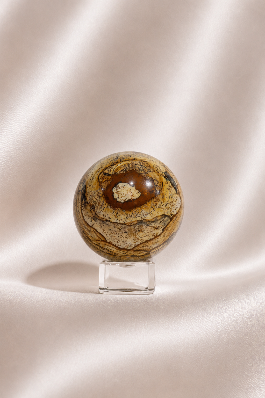 Picture Jasper Sphere #2