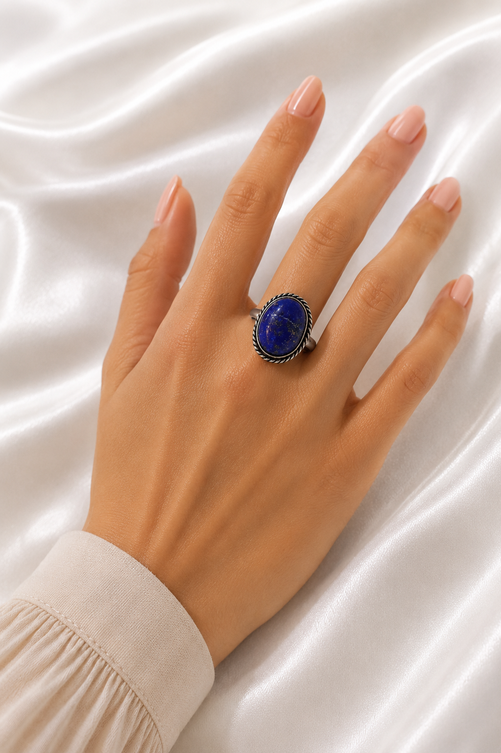 Lapis Lazuli Oval Ring
