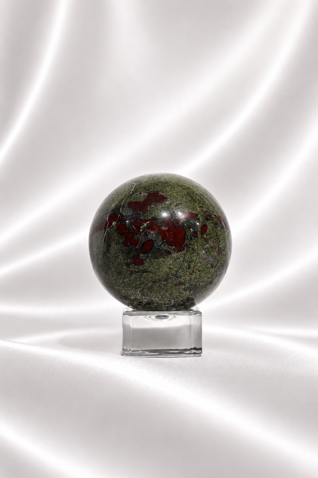 Dragon Blood Jasper Sphere #6