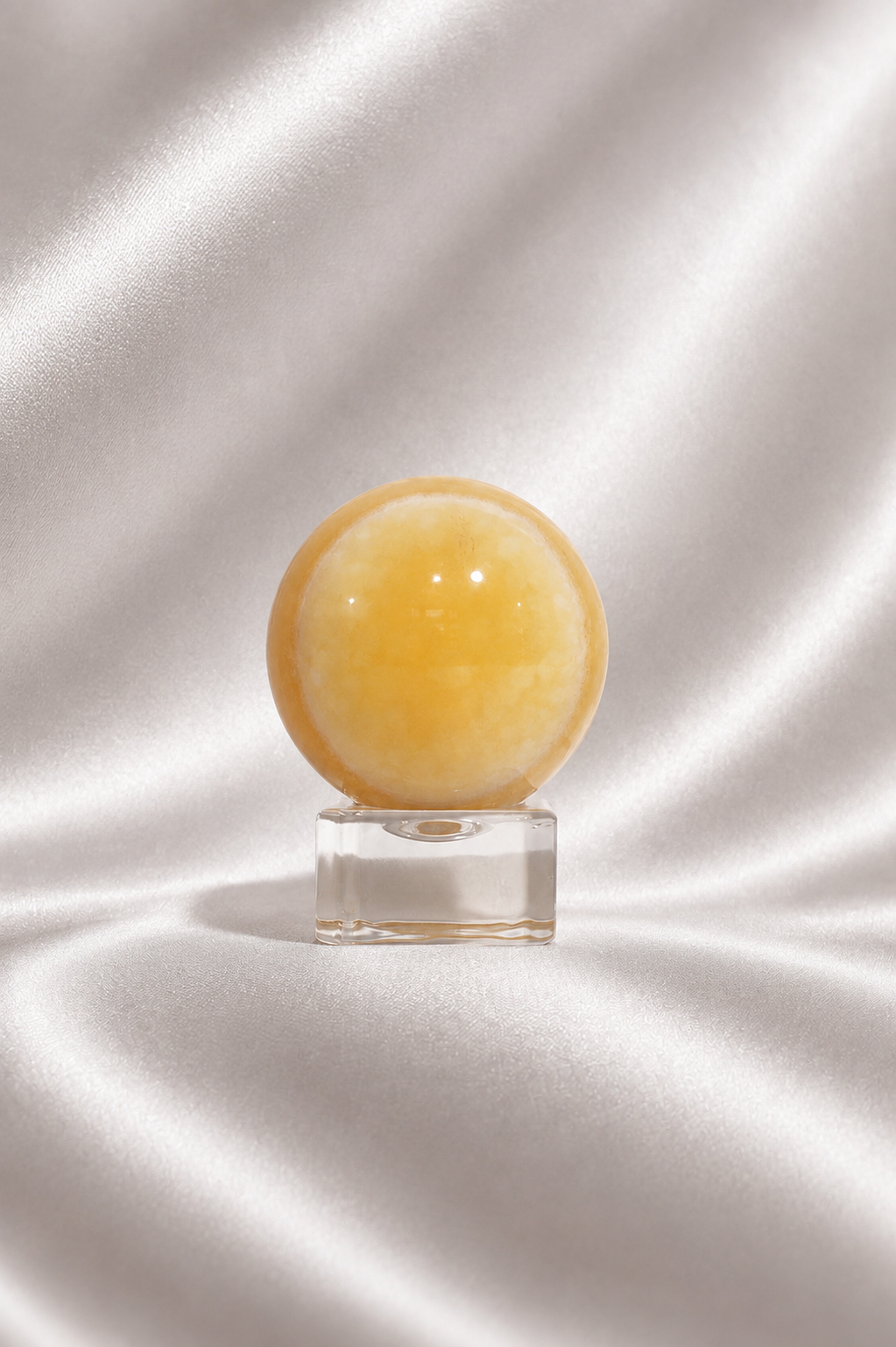 Orange Calcite Sphere #1