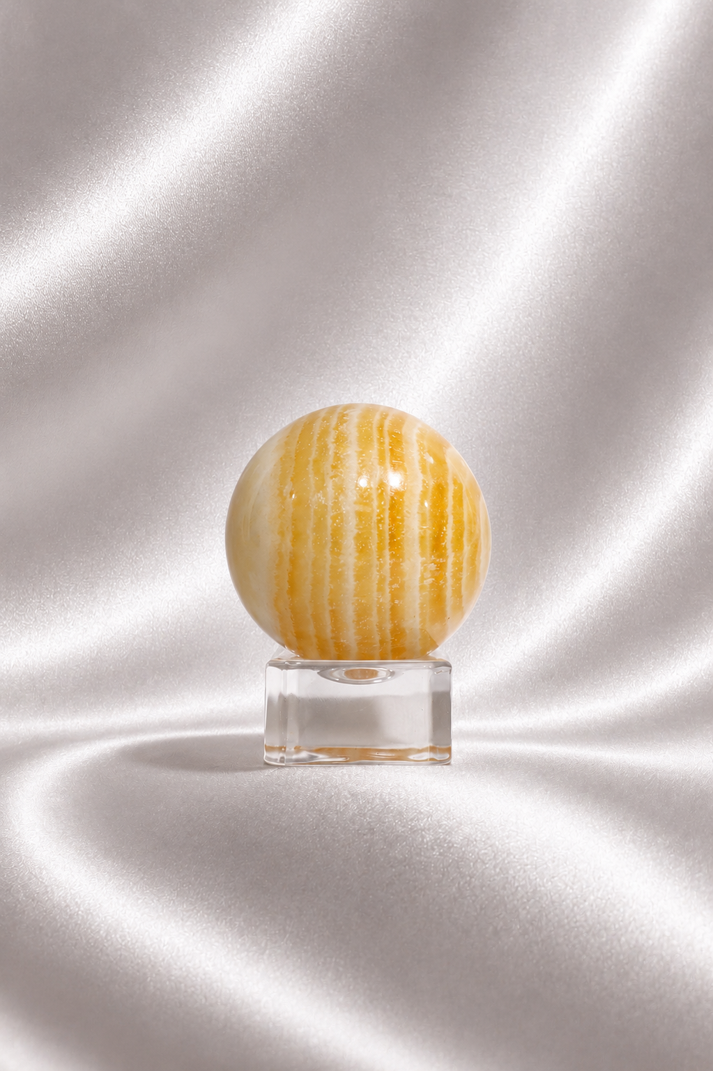 Orange Calcite Sphere #1