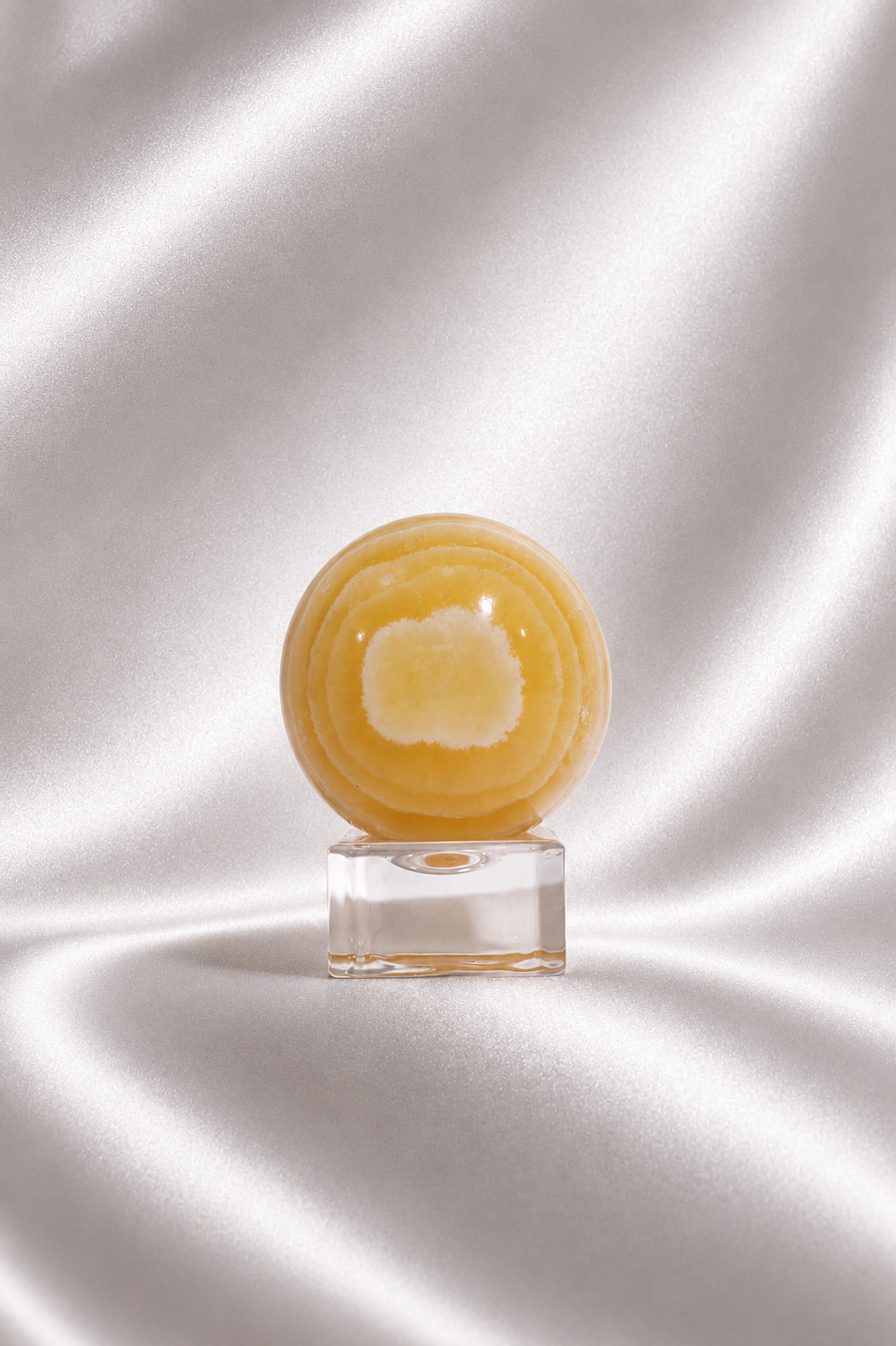 Orange Calcite Sphere #1