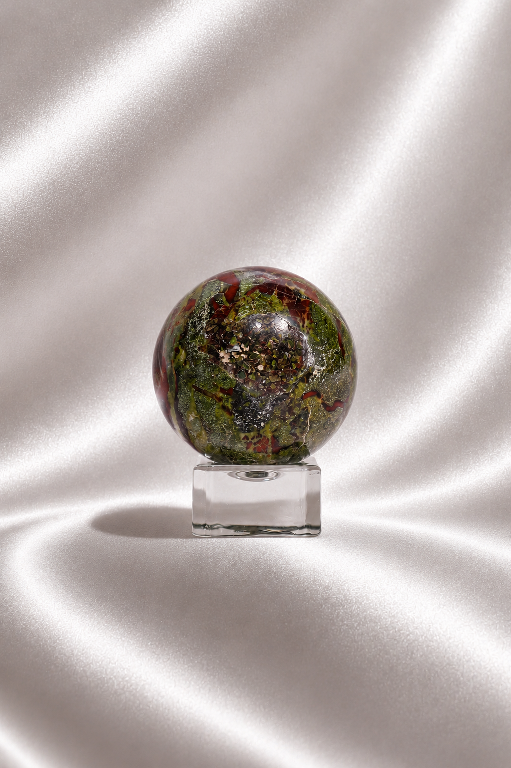 Dragon Blood Jasper Sphere #3