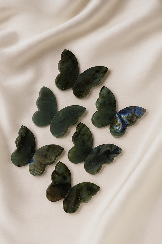 3D Labradorite Butterflies