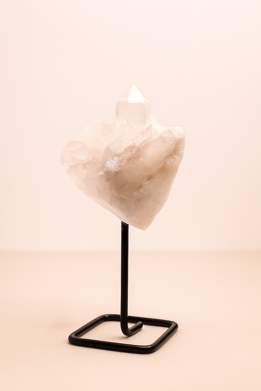 Clear Quartz Cluster on Stand #4