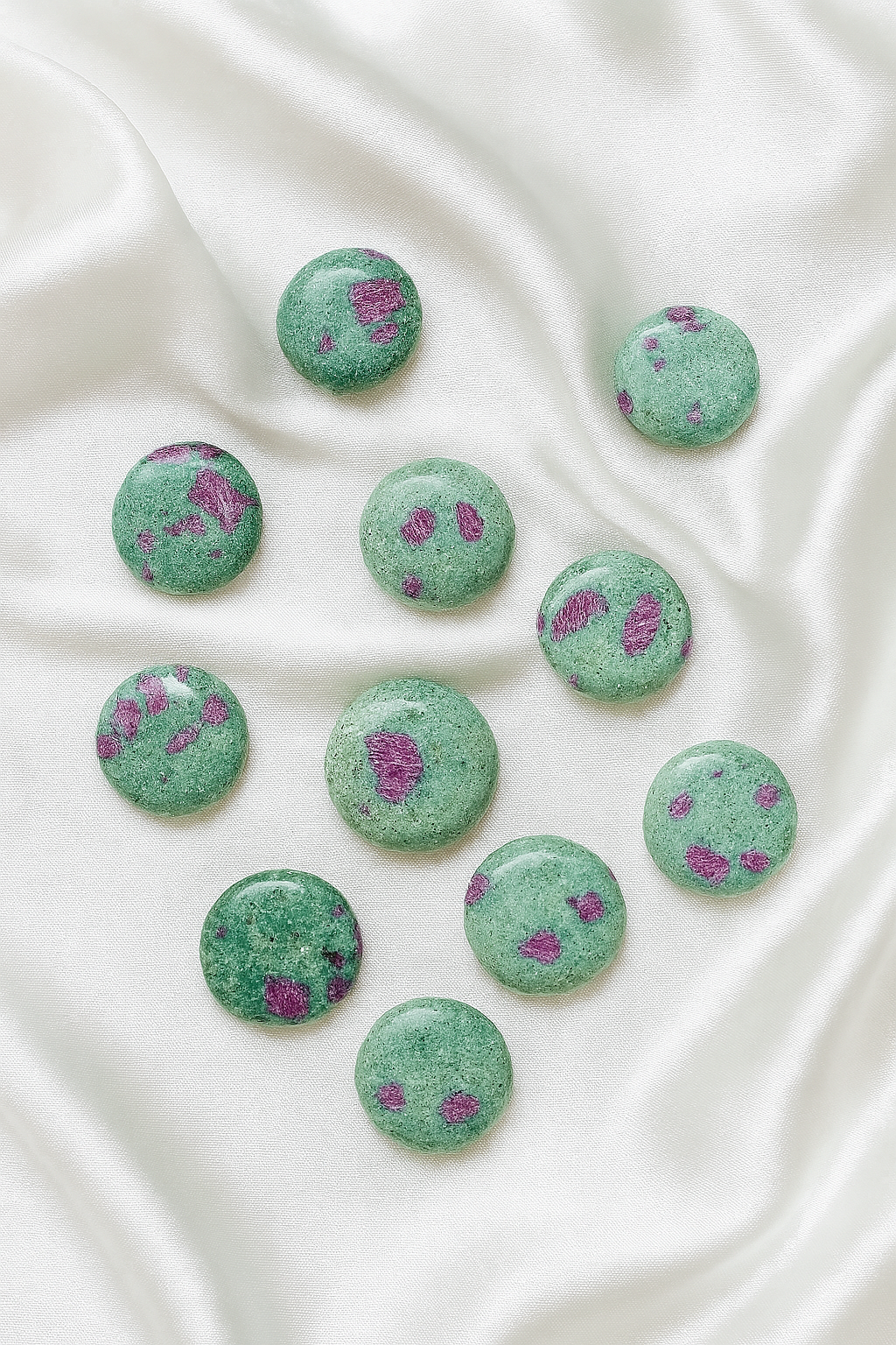 Ruby Zoisite Flat Stones