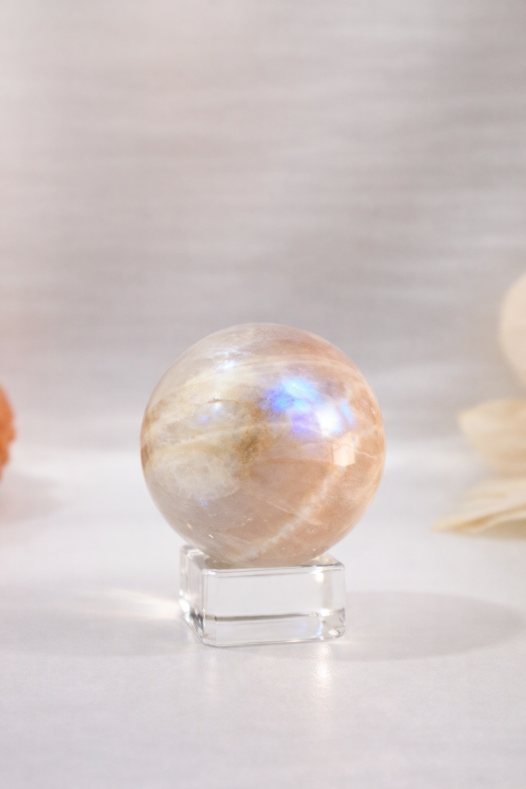 Tanzania Sunstone Moonstone Sphere #10