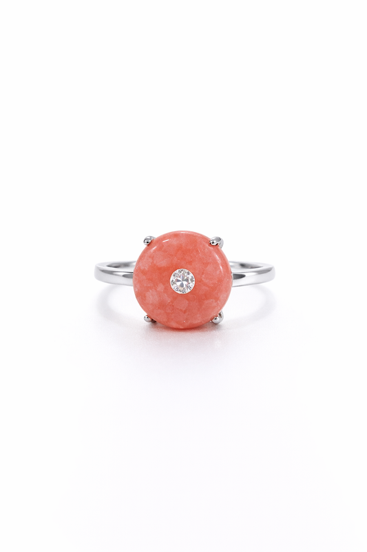 Rhodochrosite Ring
