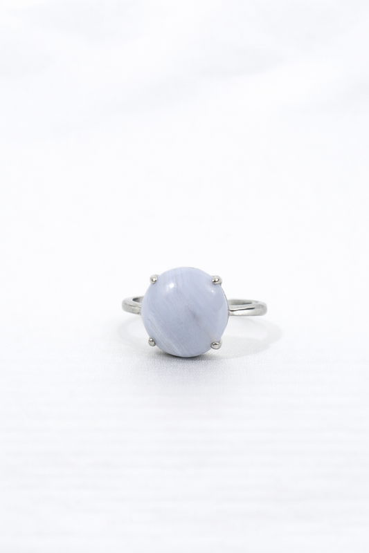 Blue Lace Agate Ring